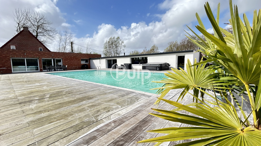 Maison semi plain pied individuelle à vendre à Lestrem