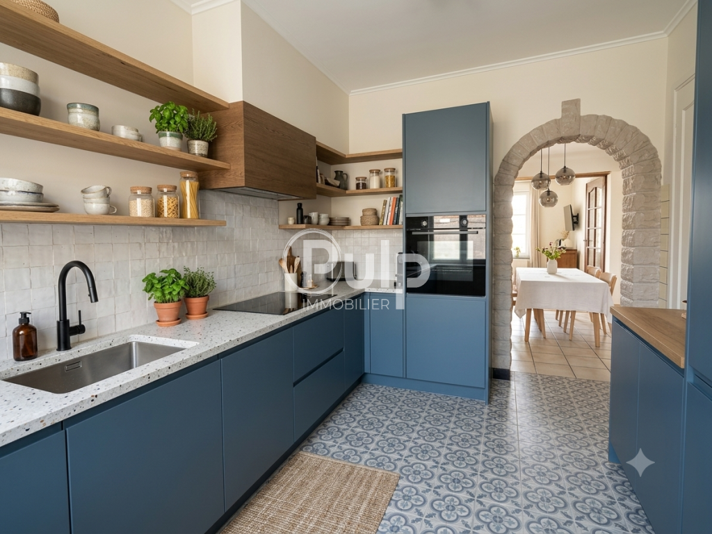 Maison 3 chambres jardin garage
