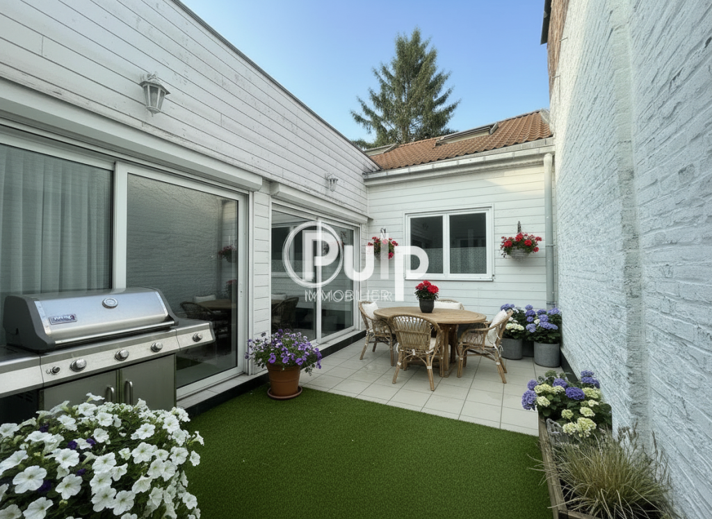 Maison plain pied 3 chambres - 2 terrasses - 2 garages