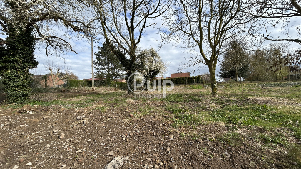 Terrain viabilisé et borné sur Méricourt