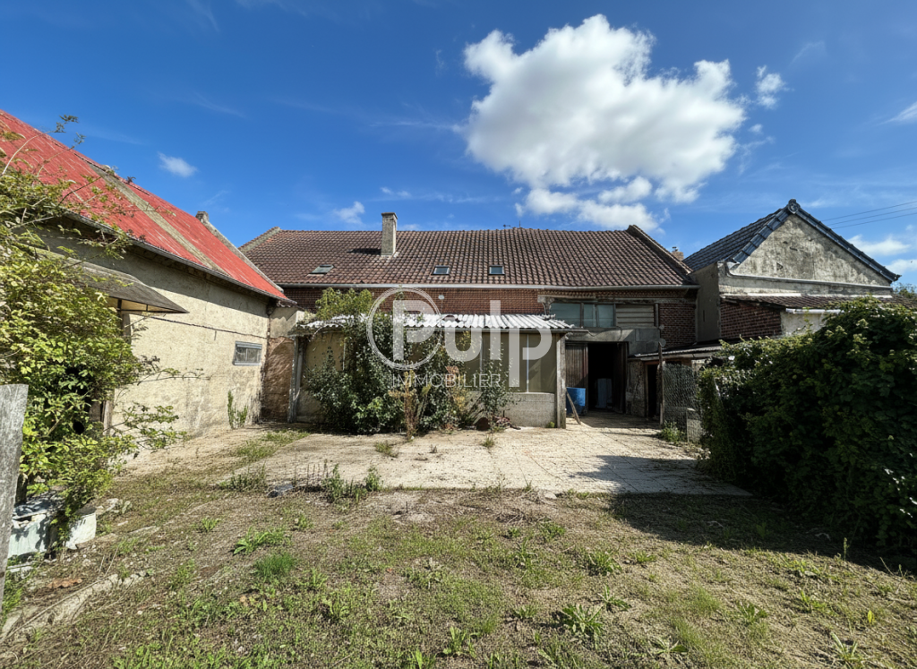 Hersin-Coupigny – Maison 173 m² – Terrain +2 000 m² – Garage & dépendances