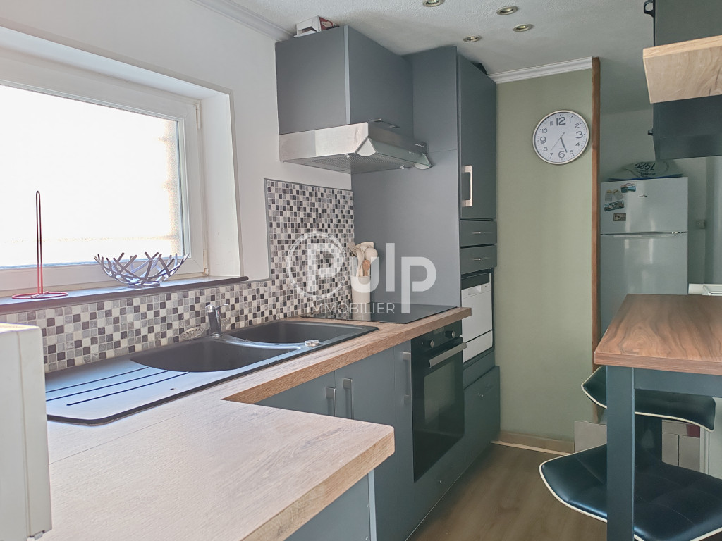 A louer à Boulogne/mer, appartement meublé T2 avec balcon et garage