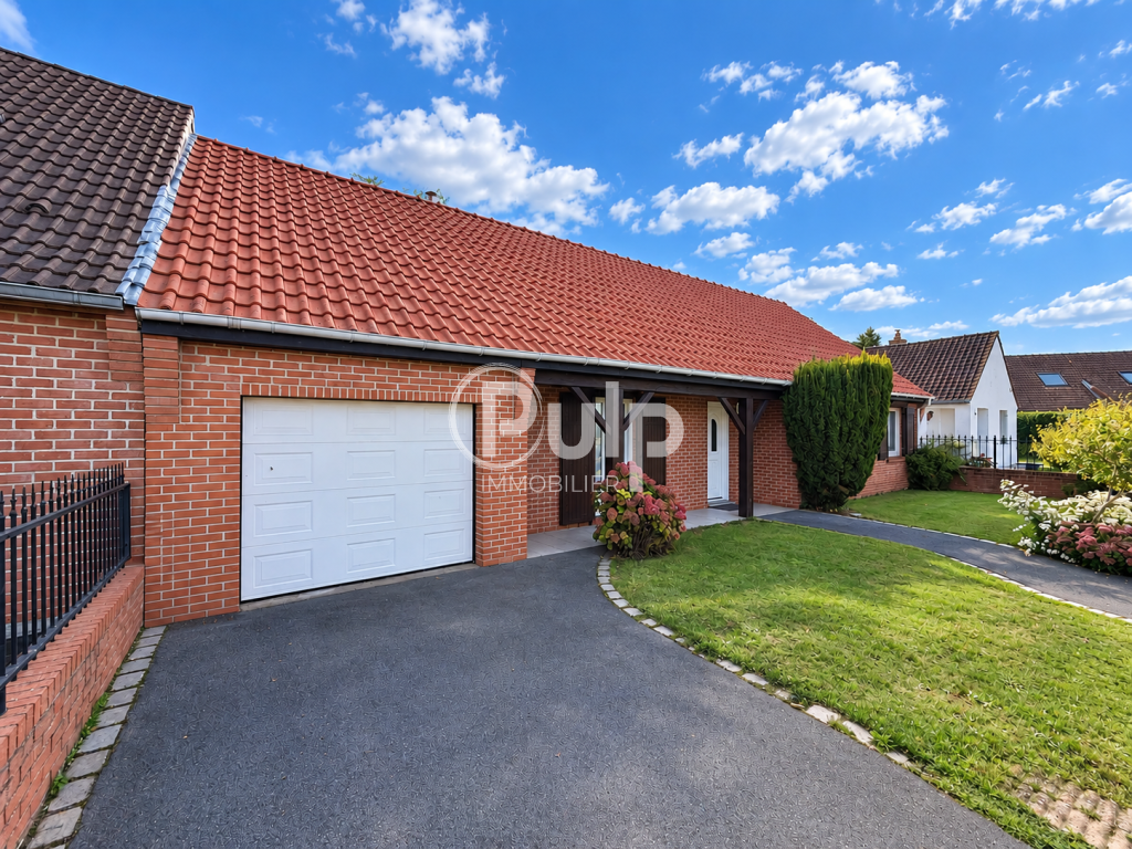 Plain-pied 3 chambres garage jardin - Annœullin